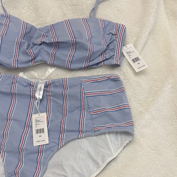 Vineyard Vines Blue Striped Bikini - Picture 4 of 8